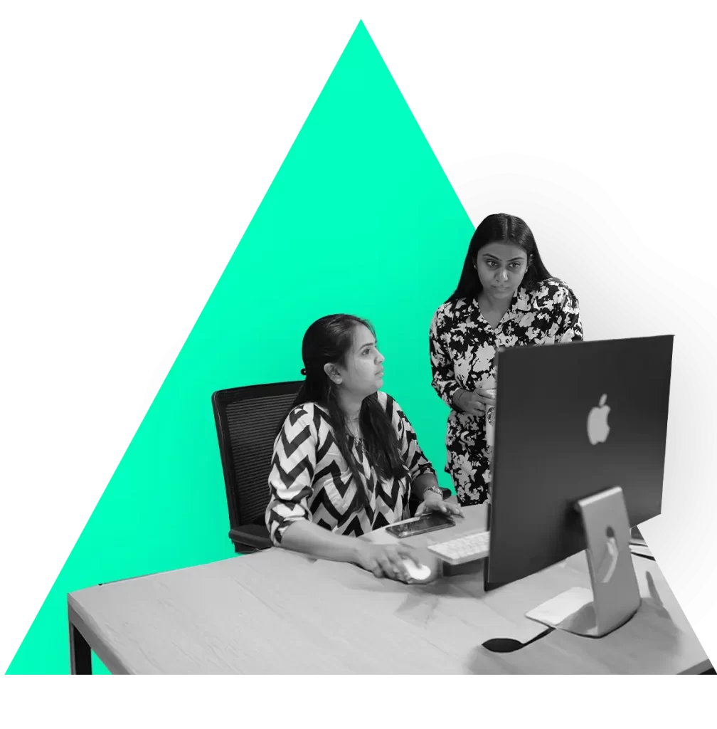 Our team is collaborating on a digital marketing project