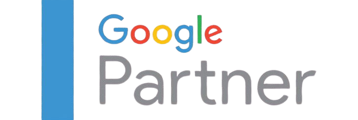 Digital marketing logo highlighting Google Ads expertise and partnership.