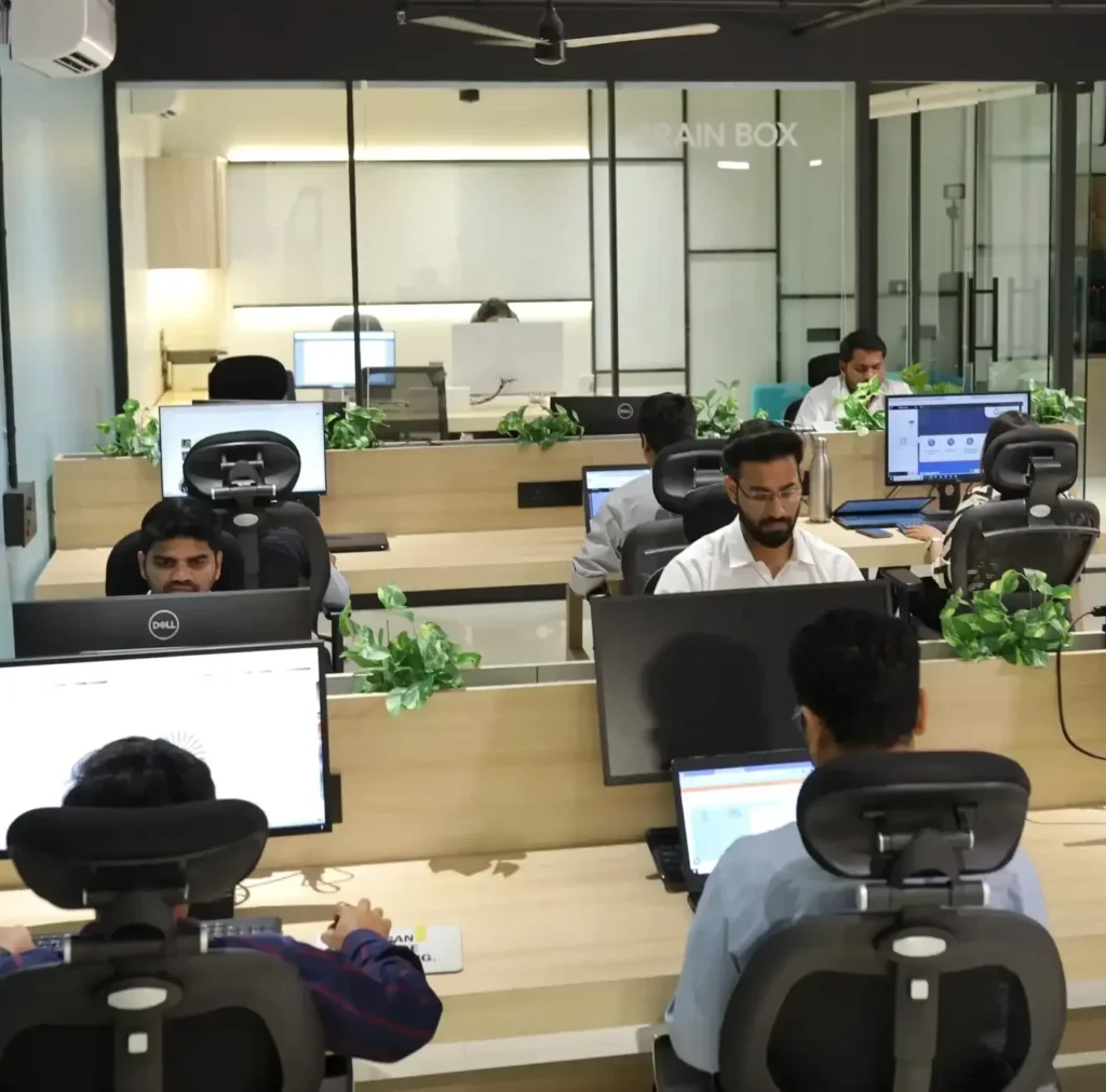 Our PPC team working on a project